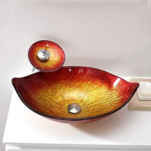 Custom-Engraved Compact Glass Basin Set -[IcyBasin]
