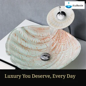 Contemporary Seashell Design Art Basin - European Minimalist Style -[IcyBasin]
