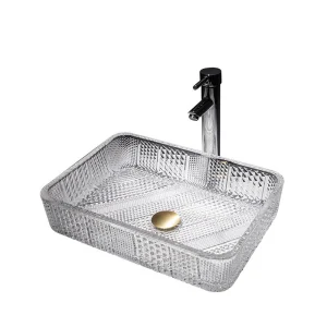 Compact Rectangle Glass Basin - Die-Cast Hotel Collection -[IcyBasin]