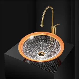Vibrant Orange Glass Bathroom Upgrade Set -[IcyBasin]