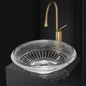 Luxury Crystal Glass Basin - Hotel Bulk Order Special -[IcyBasin]